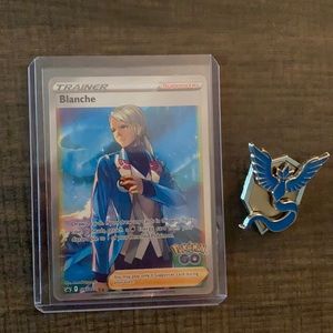 Blanche Card and Mystic Pin